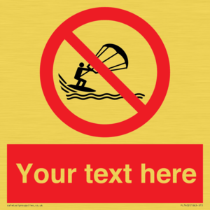 Custom No kite surfing